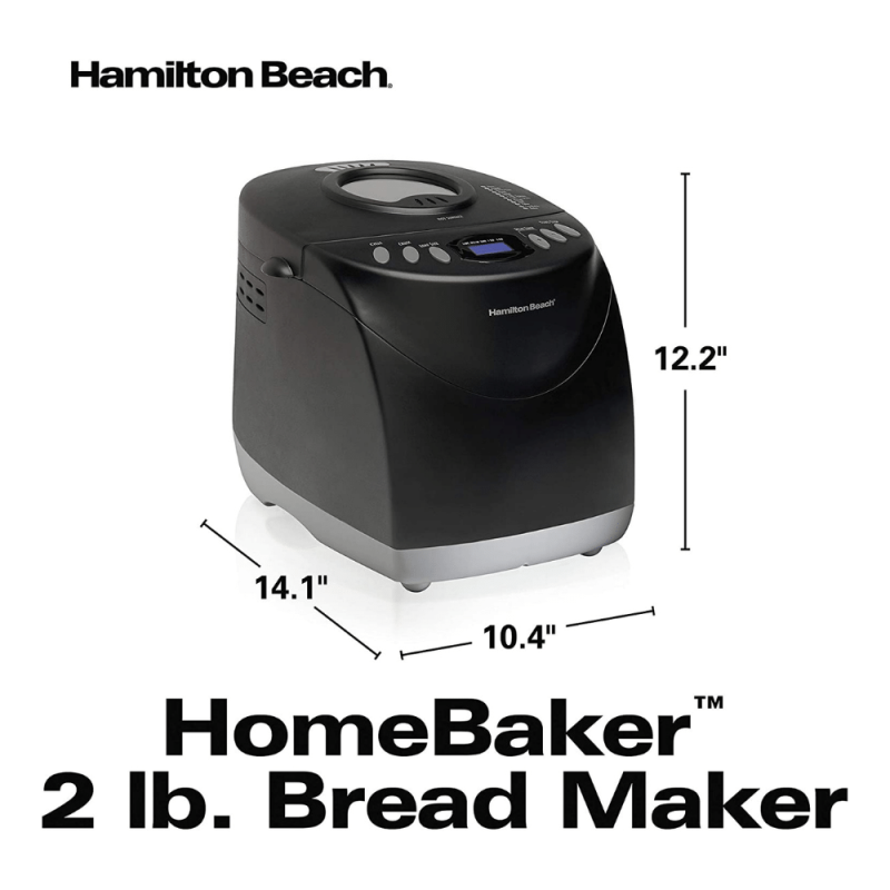 Hamilton Beach Bread Maker Machine, Digital, Programmable, 12 Settings