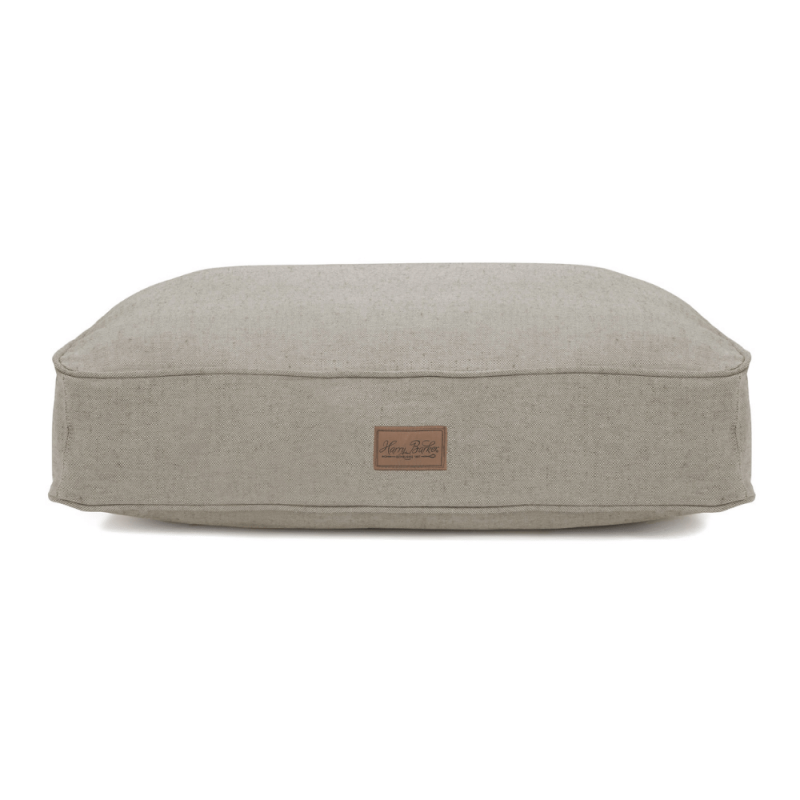 Harry Barker Gray Tweed Rectangle Dog Bed, Small