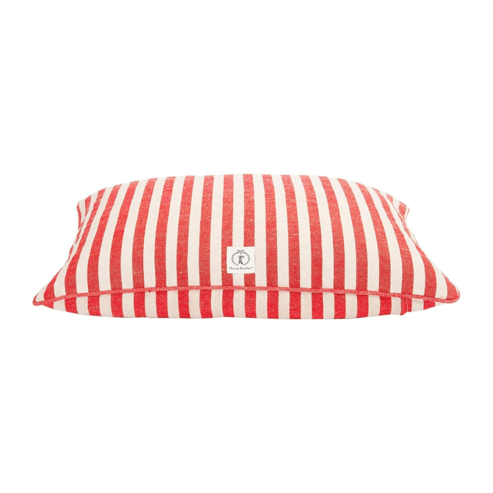 Harry Barker Red Vintage Stripe Envelope Dog Bed Cover, Small