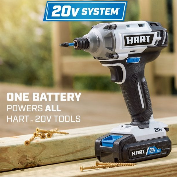 Hart 20 Volts 5-Tool Kit with 70-Piece Accessory Set