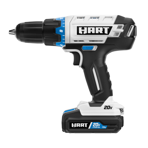 Hart 20-Volt Cordless 2-Piece 1/2-Inch Drill And Impact Driver Combo Kit