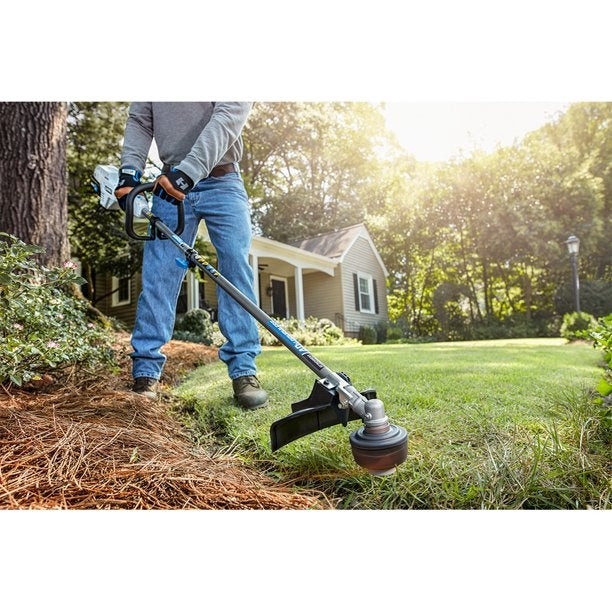 Hart 40 Volt Cordless Brushless 15-inch String Trimmer Kit, 4.0Ah Lithium-Ion Battery Included
