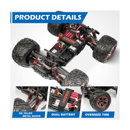 Hosim High Speed Remote Control Car RC Monster Truck 4WD, 1:12 Scale