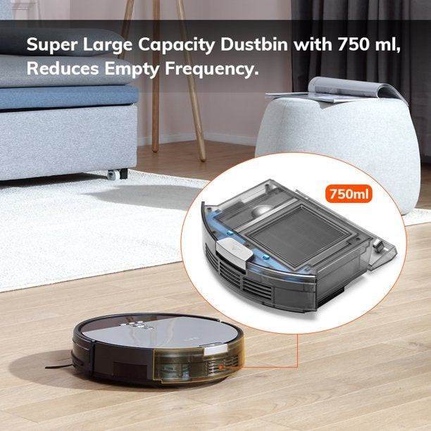 ILife V8s-W, Robot Vacuum and Mop 2 in 1, Route Planning