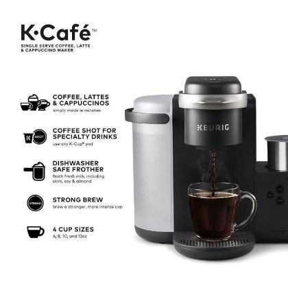 Keurig K-Café Single Serve Coffee, Latte & Cappuccino Maker