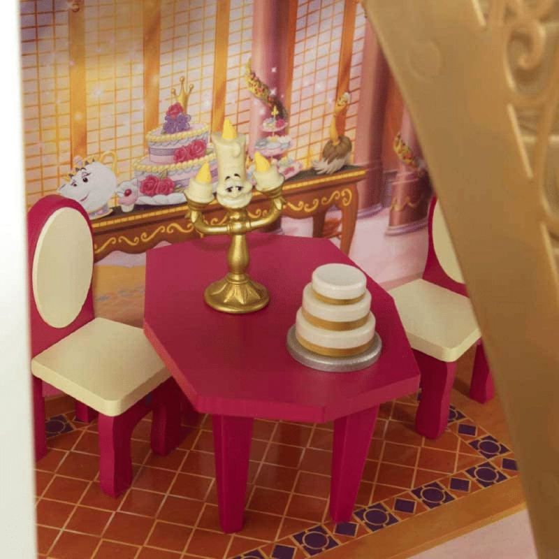 KidKraft Disney Princess Belle Enchanted Wooden Dollhouse