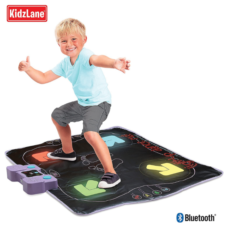 Kidzlane Dance Mat, Light Up Dance Pad With Wireless Bluetooth/aux Or Built In Music - Dance Game With 4 Game Modes