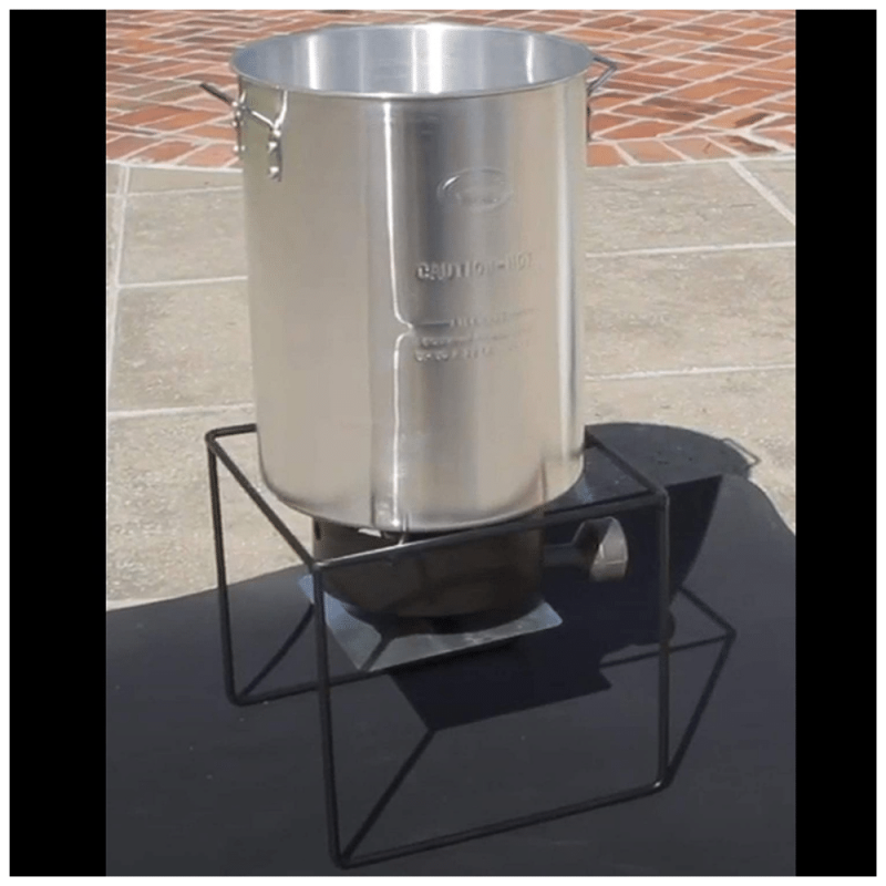 King Kooker Propane Outdoor Fry Boil Package With 2 Pots, Silver, One Size (12RTFBF3)