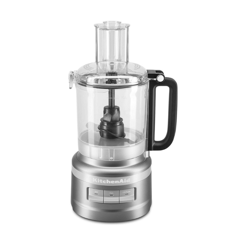 KitchenAid KFP0918CU Easy Store Food Processor, Size 9 Cup, Contour Silver