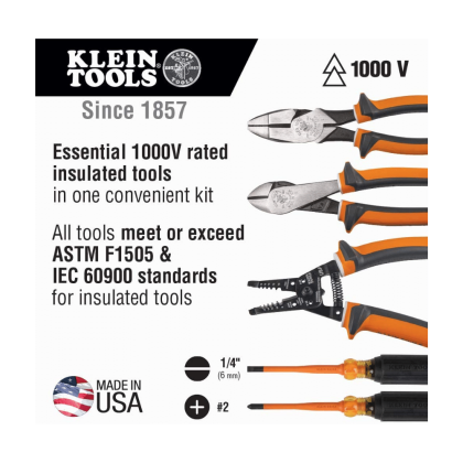 Klein Tools 1000V Insulated Screwdriver Tool Set