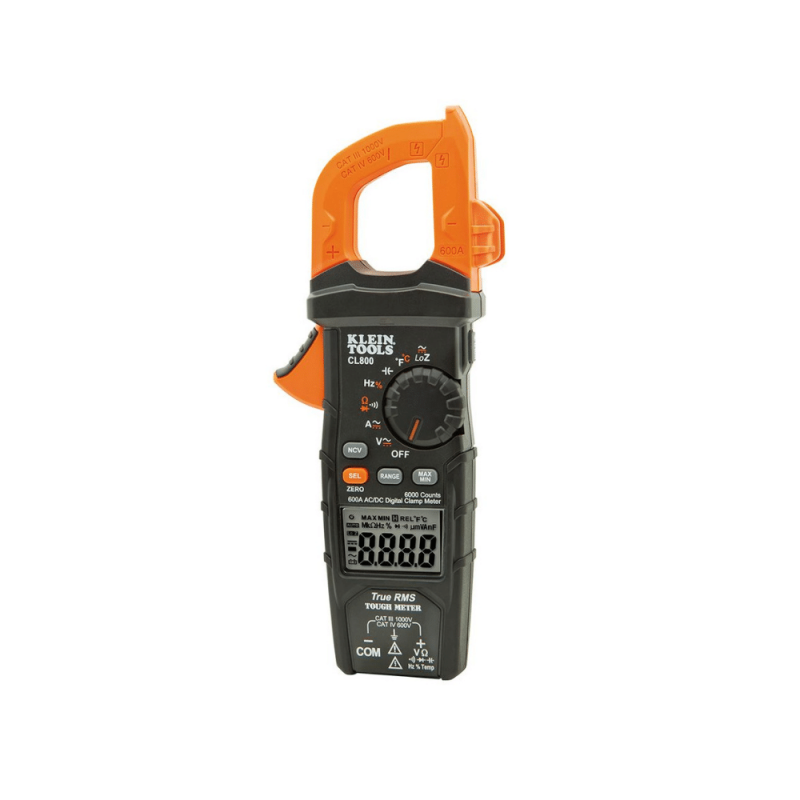 Klein Tools Electrical Tester, Digital Clamp Meter, AC Auto-Range TRMS