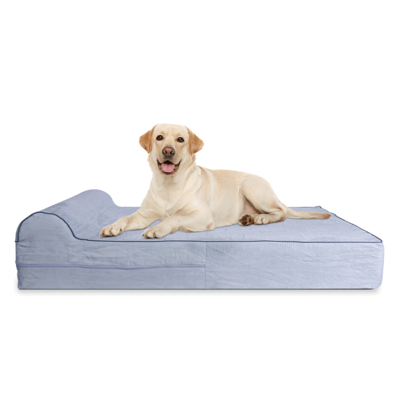 Kopeks Orthopedic Grey Bed With Pillow For Dogs, X-Large