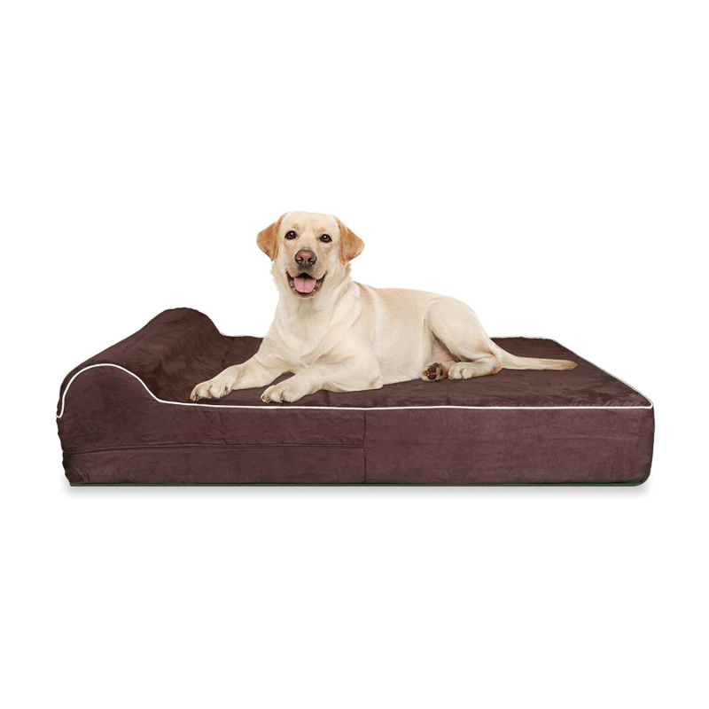 Kopeks X-Large 7-inch Thick High Grade Orthopedic Memory Foam Dog Bed