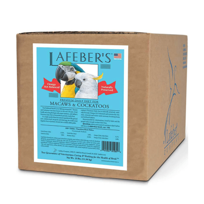 Lafeber's Premium Daily Diet for Macaws and Cockatoos, 25 Pounds