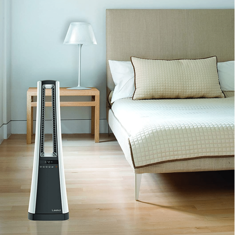 Lasko Bladeless With Remote Space Heaters, Silver AW300