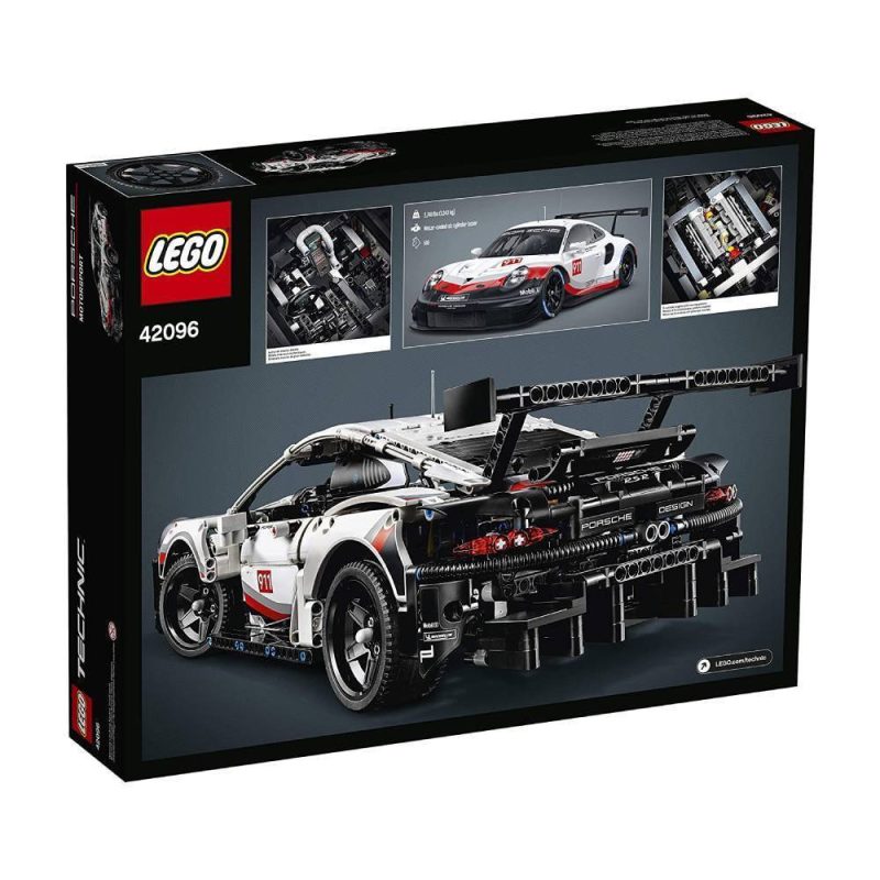 LEGO Technic Porsche 911 RSR 42096 Race Car Building Set Stem Toy (1,580 Pieces)