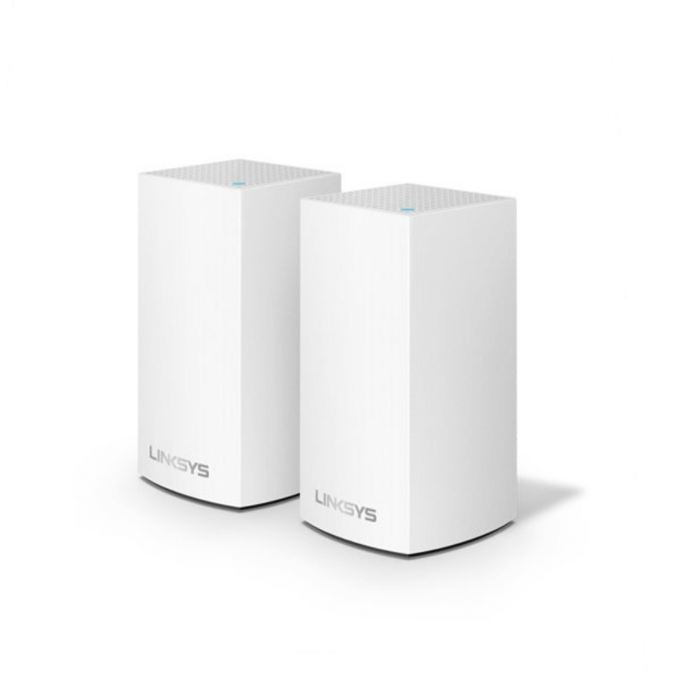 Linksys Velop Dual Band Intelligent Mesh WiFi System, White, 2 Pack