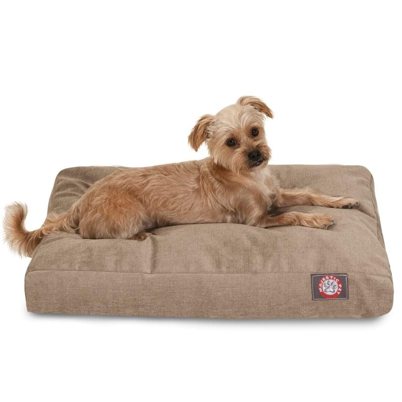Majestic Pet Pearl Villa Shredded Memory Foam Rectangle Dog Bed, Large