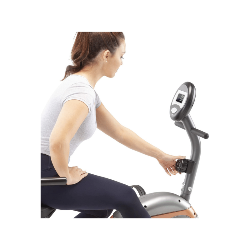 Marcy Recumbent Exercise Bike With Resistance ME-709