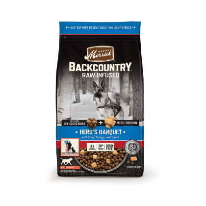 Merrick Backcountry Raw Infused Grain Free & With Healthy Grains Dry Dog Food