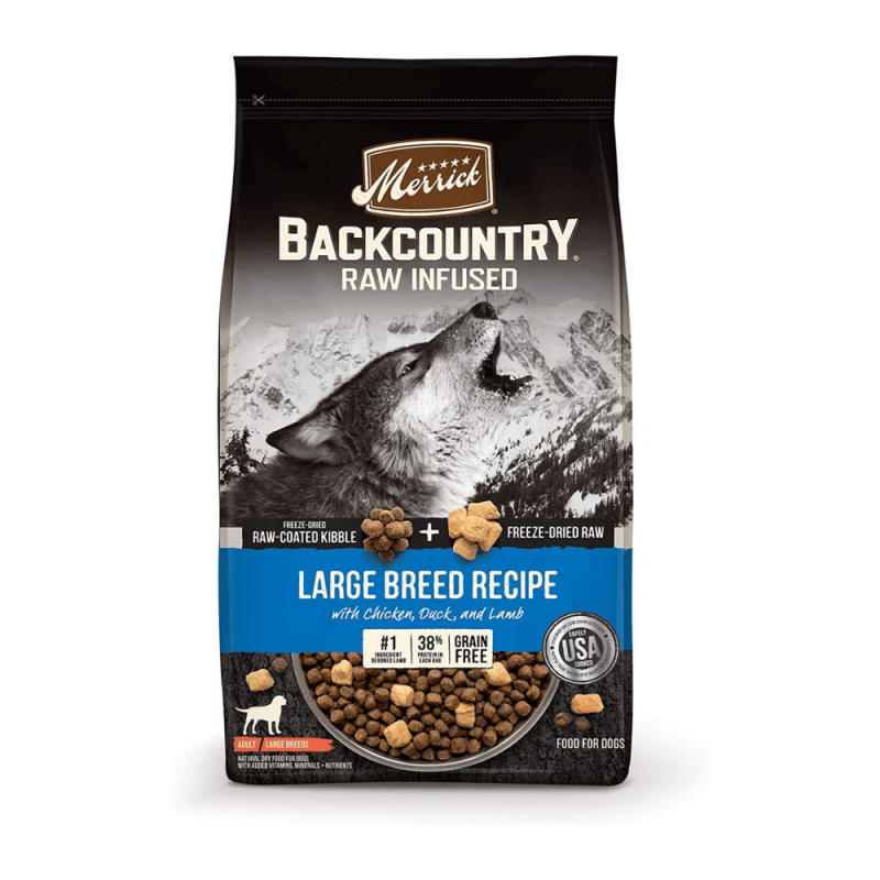 Merrick Backcountry Raw Infused Grain Free Dry Dog Food Large Breed Recipe