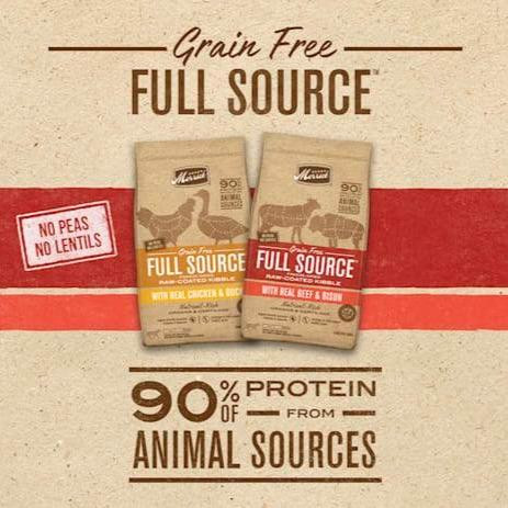 Merrick Full Source Raw-Coated Kibble Puppy Chicken Recipe with Healthy Grains Dry Dog Food, 20 Pounds