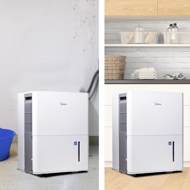 Midea 22 Pints Energy Star Smart Dehumidifier for Damp Rooms, White (MAD22S1WWT)