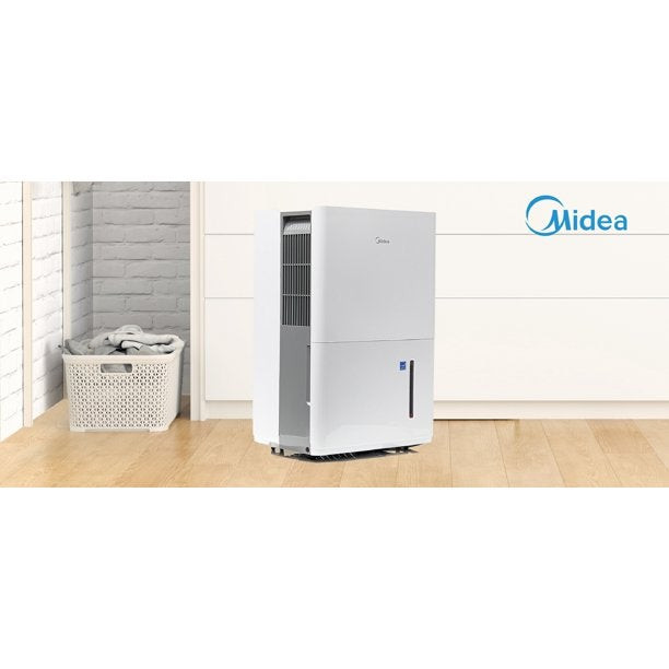 Midea 22 Pints Energy Star Smart Dehumidifier for Damp Rooms, White (MAD22S1WWT)