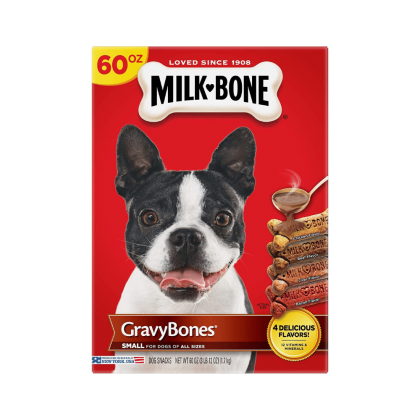 Milk-Bone Gravy Bones Dog Biscuits, 4 Meaty Flavors