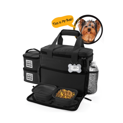 Mobile Dog Gear Black Week Away Bag, Small