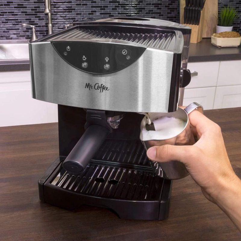 Mr. Coffee Automatic Dual Shot Pump Espresso and Cappuccino Maker