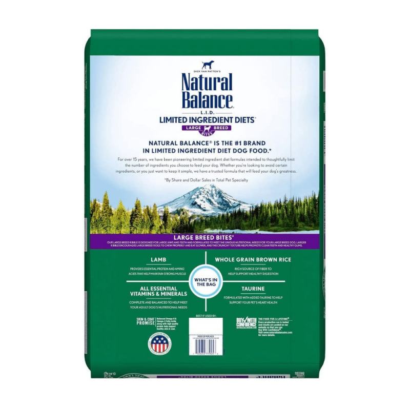 Natural Balance Limited Ingredient Diet, Large-Breed Adult Dry Dog Food