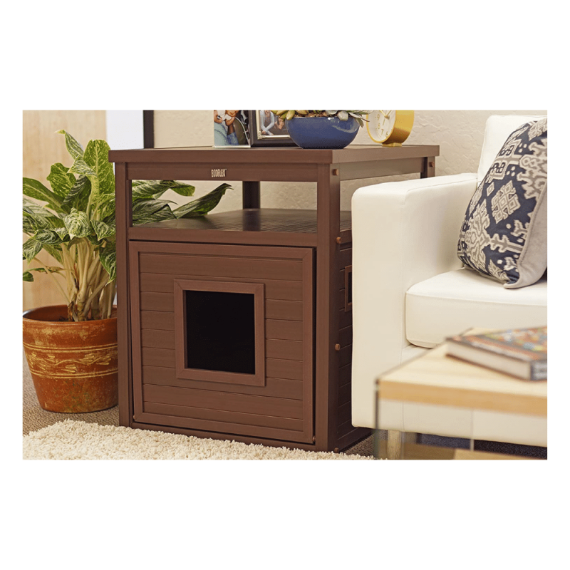 New Age Pet ecoFLEX Jumbo Covered Cat Litter Box, Cover/End Table