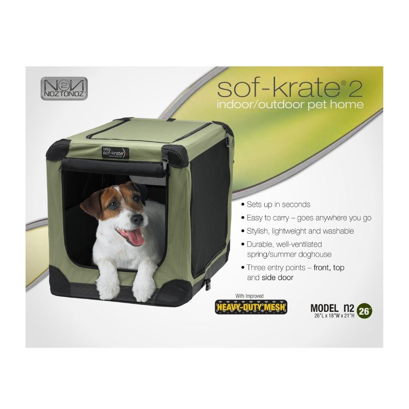 Noz2Noz Sof-Krate N2 Series Indoor/Outdoor Home for Dogs