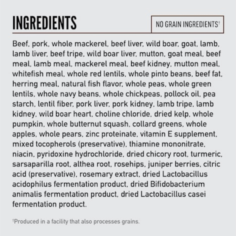 Orijen Grain Free Regional Red Premium High Protein Fresh & Raw Animal Ingredients Dry Cat Food, 12 Lbs
