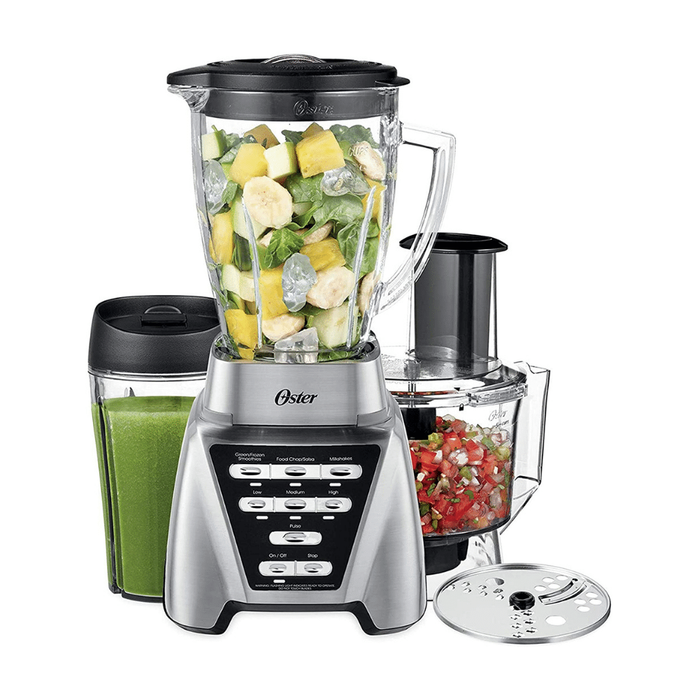 Oster Pro 1200 Blender, 24-Ounce Smoothie Cup And Food Processor (BLSTMB-CBF-000)
