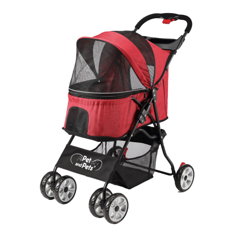 Pet And Pets Red Catalina Pet Stroller