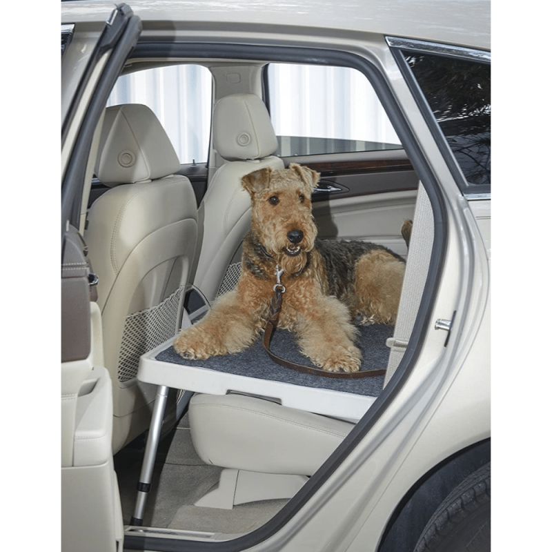 PetDek Car-Dek Seat Shelf with Non Sliding Carpet for Pets