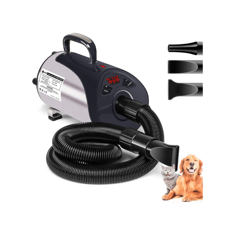 Petnf Dog Dryer, Professional Dog Hair Dryer With Led Screen