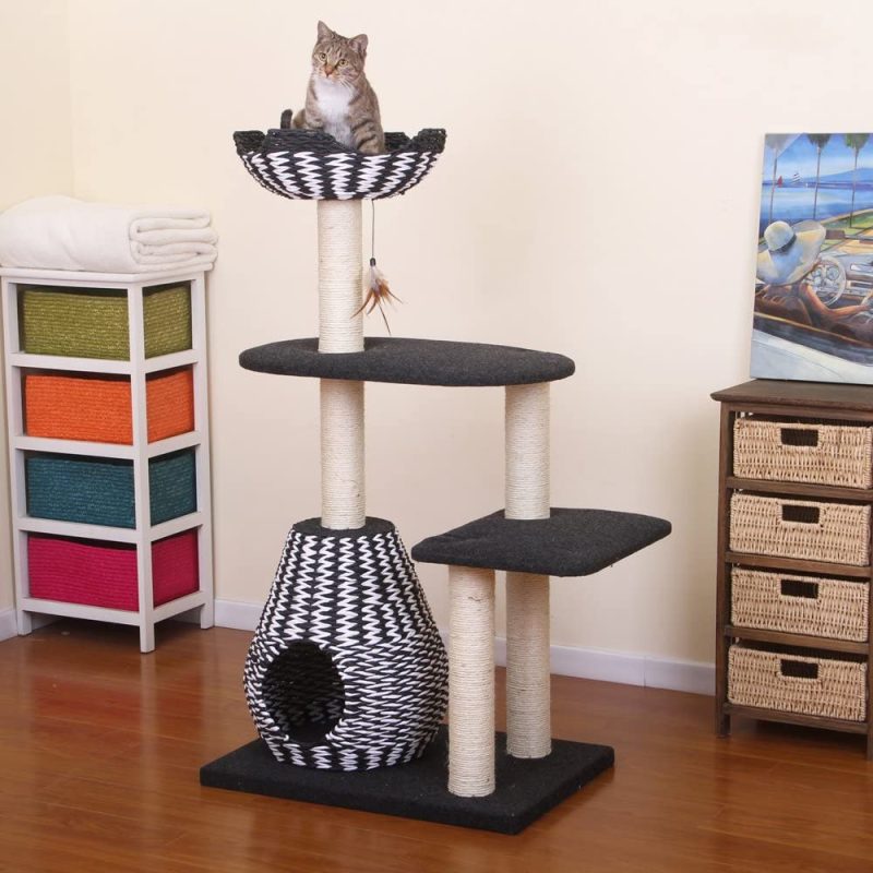 Petpals Group Cat Tree & Condo Scratching Post Tower