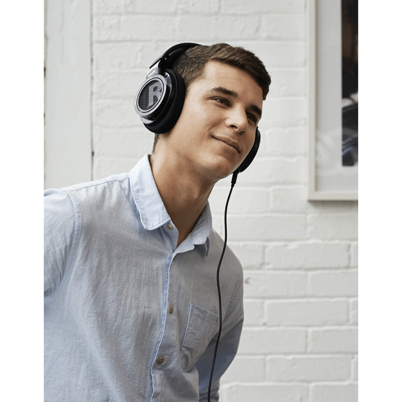 Philips Audio SHP9500 HiFi Precision Stereo Over-Ear Headphones, Black