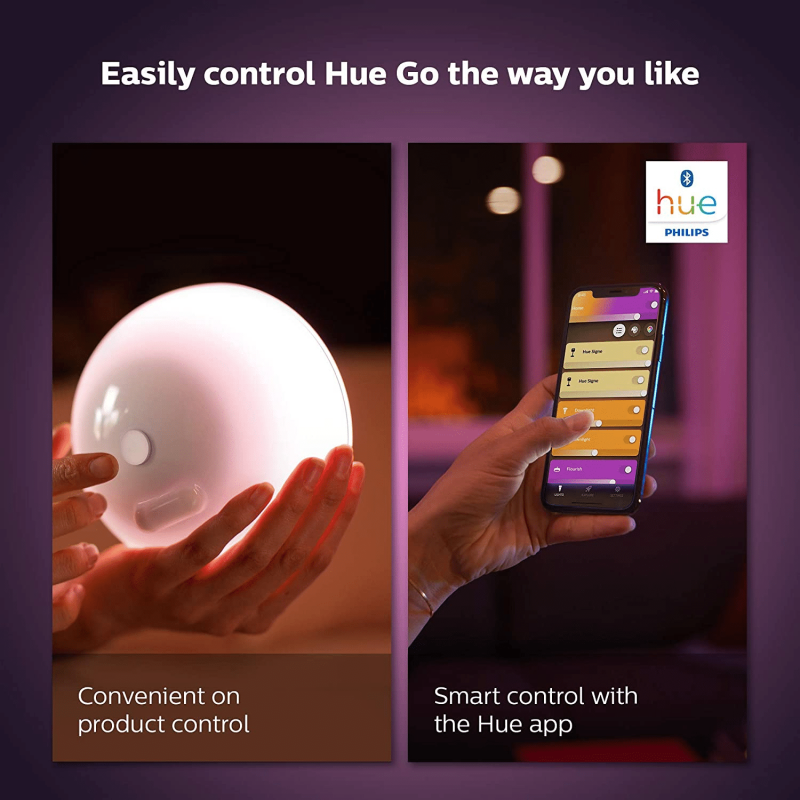 Philips Hue Go White And Color Portable Dimmable LED