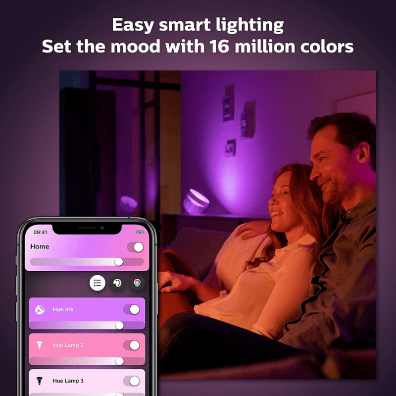 Philips Hue White And Color Iris Corded Dimmable Smart Lamp