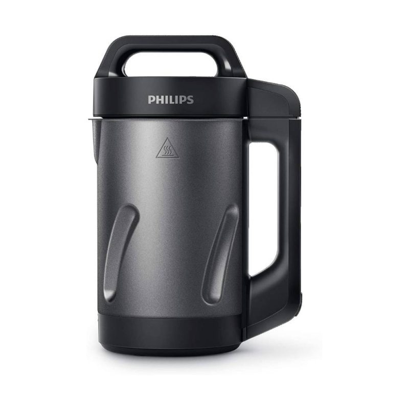 Philips Soup Maker HR2204/70, 1.2 Liters, Black And Stainless Steel