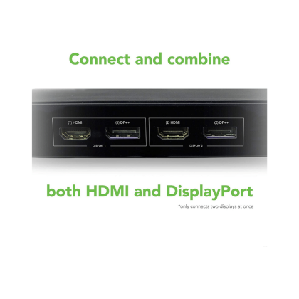 Plugable USB 3.0 Dual 4K Display Horizontal Docking Station