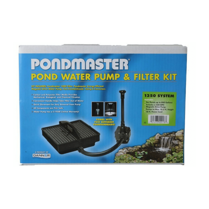 Pondmster 1350 Kit, 350GPH Pump