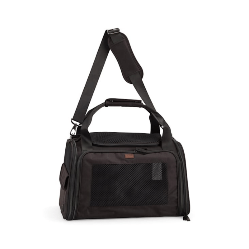 Reddy Black Fold-Out Pet Carrier, Small