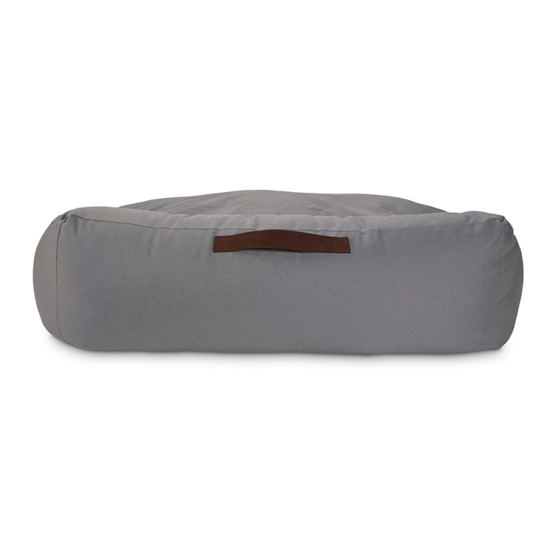 Reddy Grey Canvas Lounger Dog Bed, Large