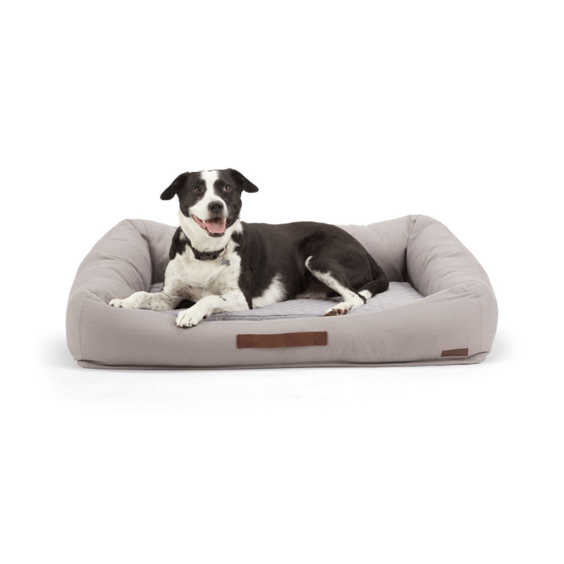 Reddy Grey Cozy & Cool Touch Dog Bed
