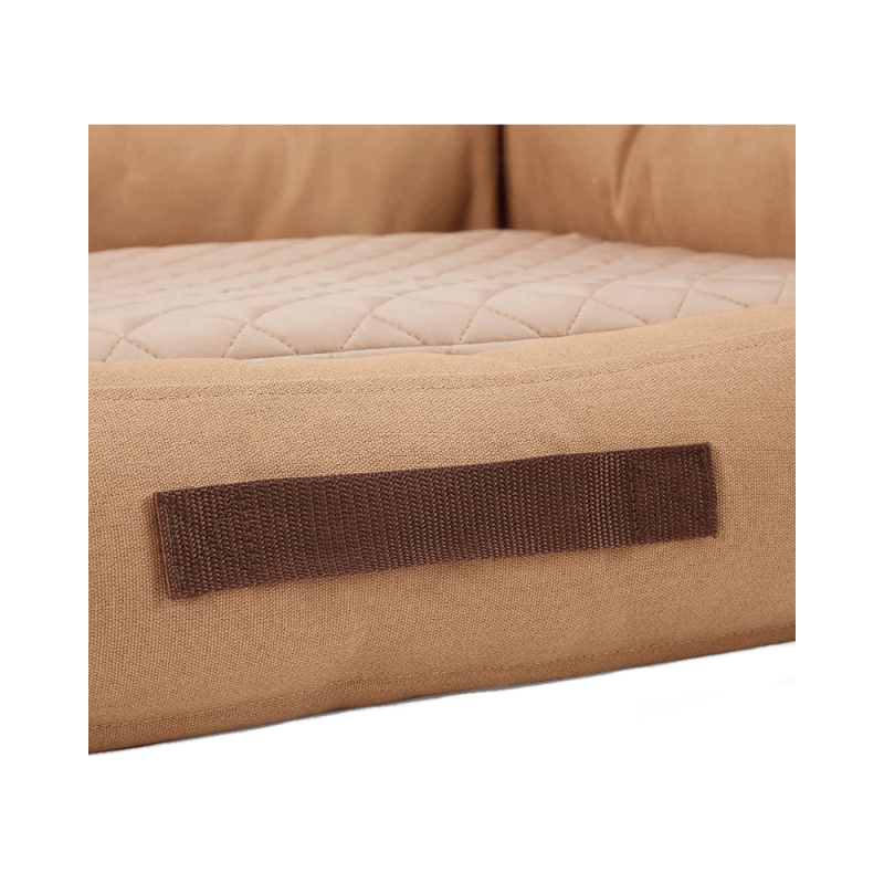 Reddy Tan Cozy and Cool Touch Dog Bed, Large